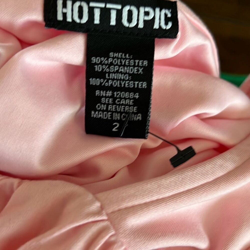 Hot Topic Pastel Pink Empire Dress Baby Pink Plus Size 2  Nwot - Picture 5 of 6